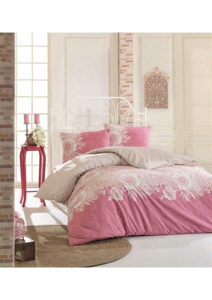 Nevresim Takımı Demre Pembe Çift Kişilik