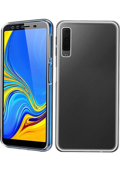 Samsung Galaxy A50 Kılıf Ön Arka Şeffaf Silikon Koruma Şeffaf