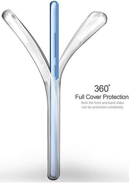 Huawei P30 Kılıf Ön Arka Silikon Koruma