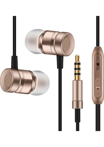 Magic Saound 3.5Mm Jack Metal Piston Mikrofonlu Kulaklık