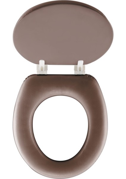 Jumbo Düz Yumuşak Klozet Kapağı Kahverengi modelleri
