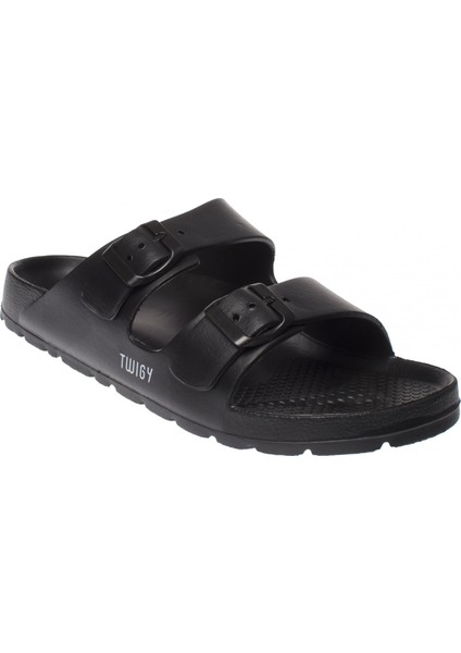 M0593 Tw Justin Siyah Erkek Terlik