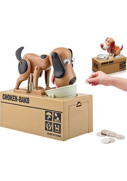 Para Yiyen Köpek Kumbara Choken Bako