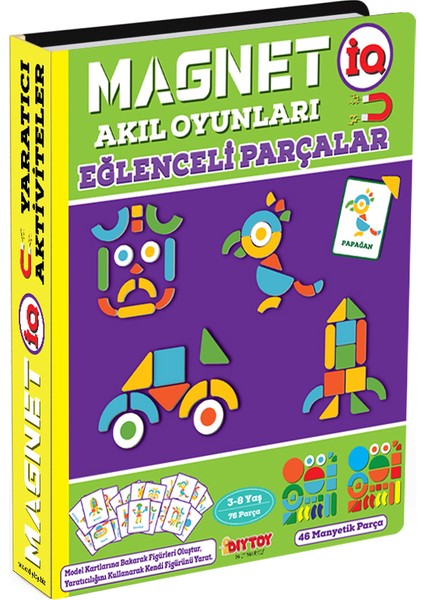 Manyetik Eğlenceli Parçalar 76 Parça