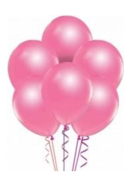Metali̇k Balon Pembe 100 Adet