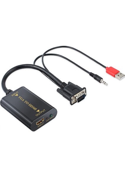 4443 Vga To Hdmi Laptop Tv Kablo Çevirici Dönüştürücü Adaptör fırsatları