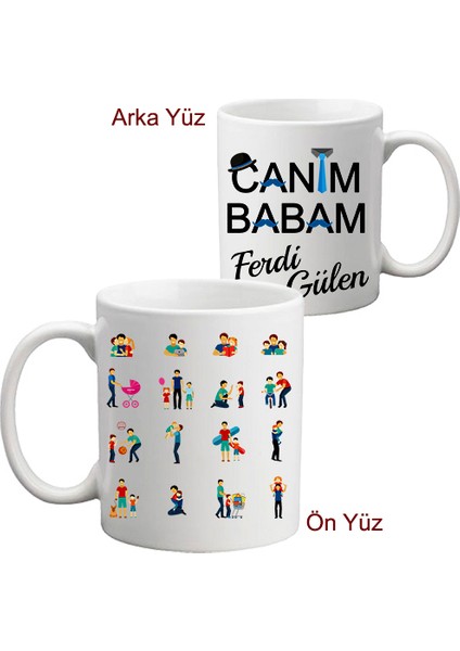 Canım Babam İsimli Kupa Bardak