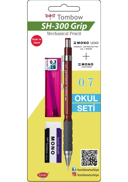 Sh 300 Grip Versatil Okul Seti Bordo Gr31