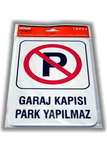 Pvc Foam Levha GARAJ KAPISI PARK YAPILMAZ 16 x 24 cm