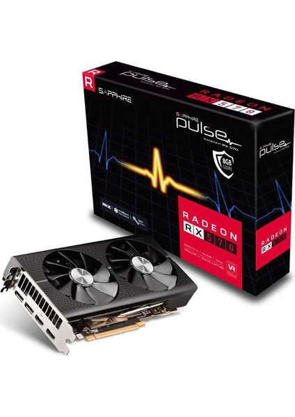 Pulse AMD Radeon RX570 8GB 256Bit GDDR5 (DX12) Ekran Kartı 11266-66-20G