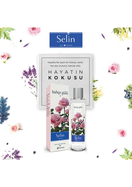 Parfümlü Kolonya Bahçe Gülü 180 ml