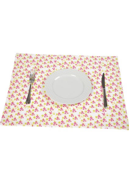 Amerikan Servis Renkli Çiçekli