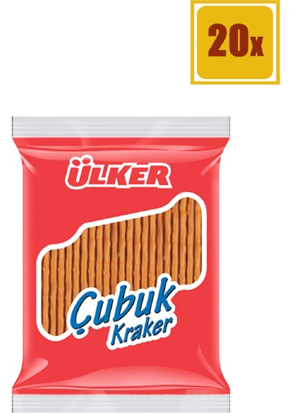 Sade Çubuk Kraker 82 gr 20'li Set