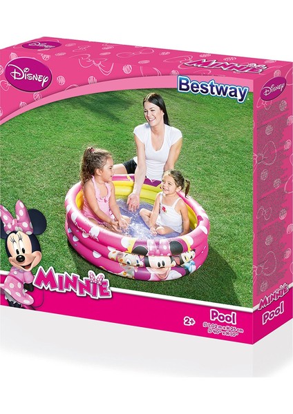 Mickey Mouse Minnie Şişme Havuz 40"XH10" BW91060 102 x 25 cm