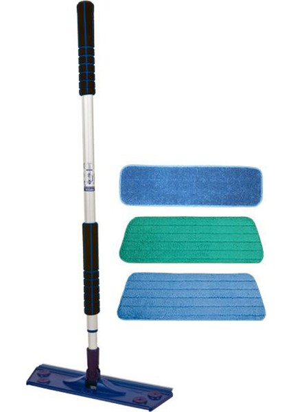 Mikrofiber Mop Teleskopik 3'lü Set