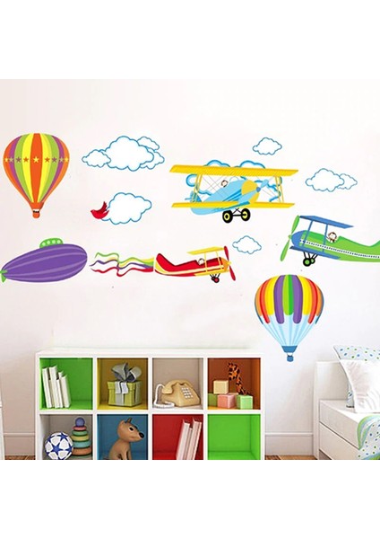 Uçan Balon Erkek Kiz Çocuk Bebek Odasi Sti̇cker