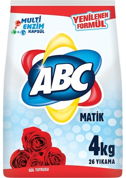 Matik Toz Deterjan Gül Tutkusu 4 kg