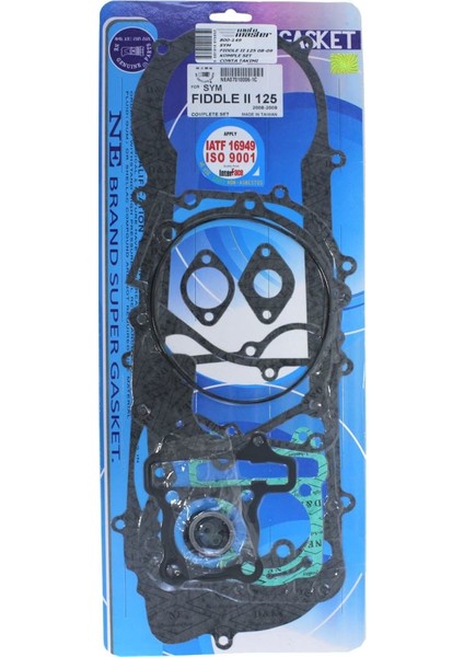 MotoMaster Sym FIDDLE II 125 Conta Takımı Komple Set (2008-2009)