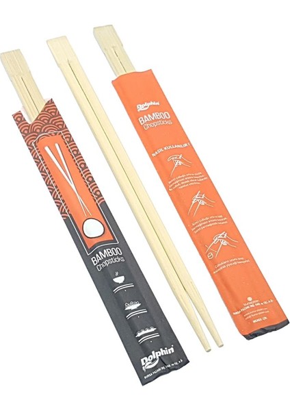 Bambu Çin Çubuğu Chopsticks 23 cm - 100'lü