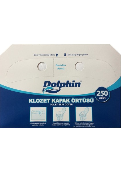 Kağıt Klozet Kapak Örtüsü 250li