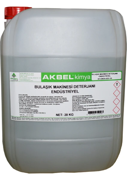 Akbel Bulaşık Makinesi Deterjanı Endüstriyel 20 KG