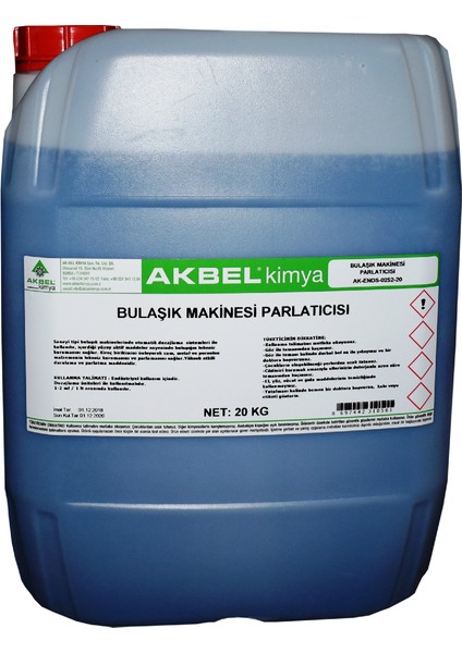 Akbel Bulaşık Makinesi Parlatıcısı 20 KG