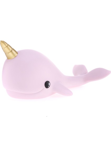 Dhınk Narwhal Pembe Gece Lambası