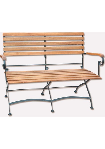 Ahşap & Metal Bahçe Bankı