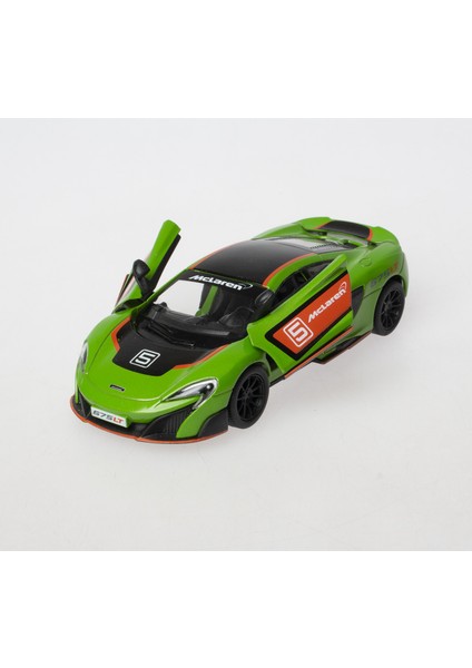 thumbnail image 2 of Kinsmart 1:36 Scale Diecast McLaren 675 LT Racing Car - 5" Special Edition Model 2 of 5