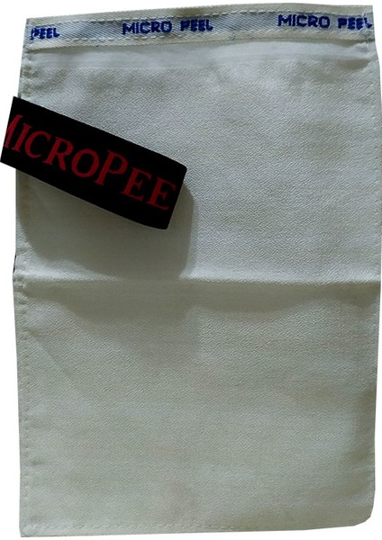 İPek Karma Cilt İÇin Banyo Kesesi Beyaz 16X25