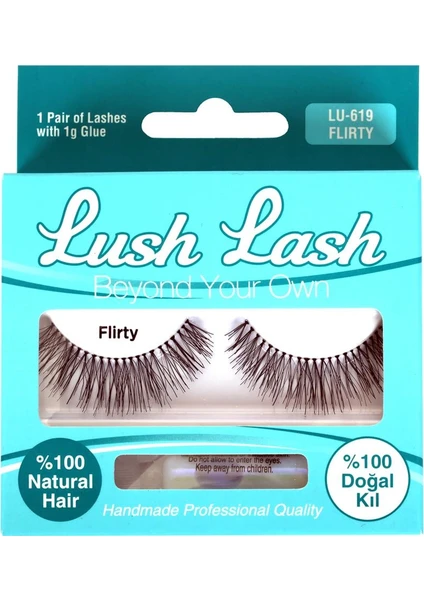 Lush Lash Takma Kirpik Lu-619 Flirty