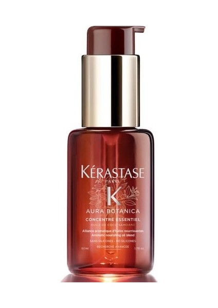 Aura Botanica Concentre Essentiel Doğal Besleyici Saç Bakım Yağı 50 Ml