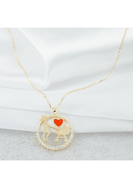 Anne Bebek Sevgisi 14 Ayar Altın Kolye modelleri