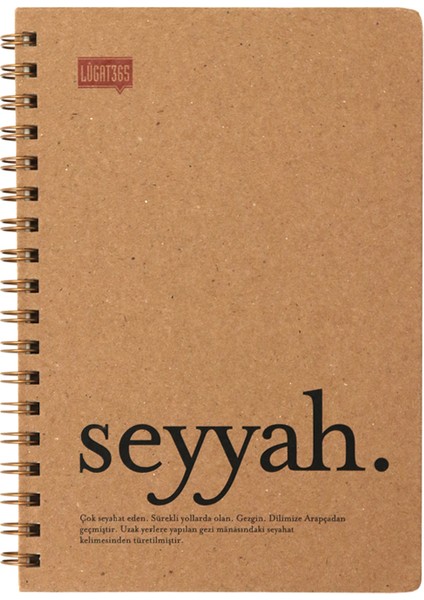 Lugat365 17*24 100Yp.Noktalı Defter-Seyyah