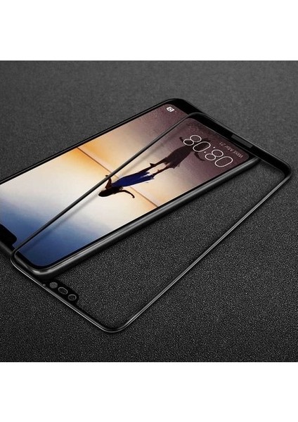 Huawei Mate 20 Lite 5D Kavisli Temperli Cam Ekran Koruyucu Film - Siyah fiyatları