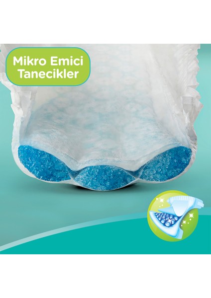 Bebek Bezi Aktif Bebek 6 Beden Junior Aylık Fırsat Paketi Paket 124 Lü indirimleri