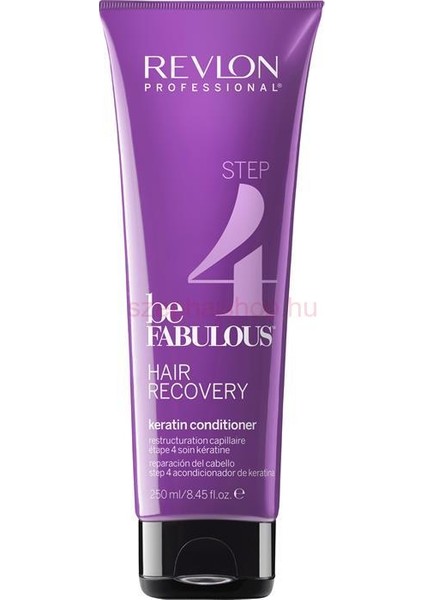 Professional Be Fabulous Hair Recovery Keratin Conditioner Kuru ve Yıpranmış Saçlar İçin Keratin Kremi Step 4