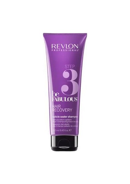 Professional Be Fabulous Hair Recovery Cuticle Sealer Shampoo Kuru ve Yıpranmış Saçlar İçin Koruyucu Şampuan Step 3