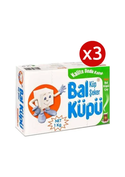 Bal Küpü Kesme Şeker 1000 gr 360 lı x 3' lü