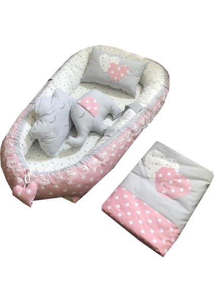 Jaju Baby Pudra - Gri Yıldız Babynest Set