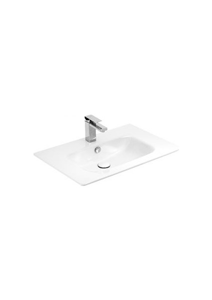 Sharp 70 cm Konsollu Süper İnce Lavabo Beyaz Renk