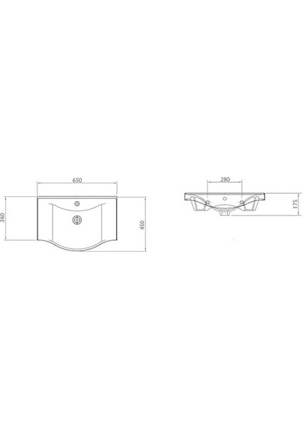 Basic 65 cm Konsollu Lavabo Beyaz fiyatları