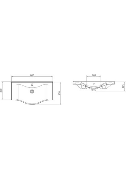 Basic 80 cm Konsollu Lavabo Beyaz fiyatları