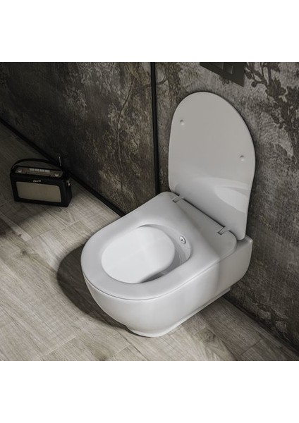 Garcia 53 cm Kanalsız Asma Klozet Beyaz