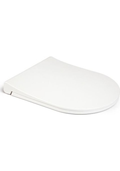 Duroplast Slow(Yavaş Kapanan) Slim Kapak Beyaz (Avva-Brilla-Garcia)Uyumlu