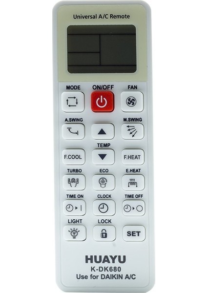 Daikin Universal Akıllı Klima Kumandası K-DK680