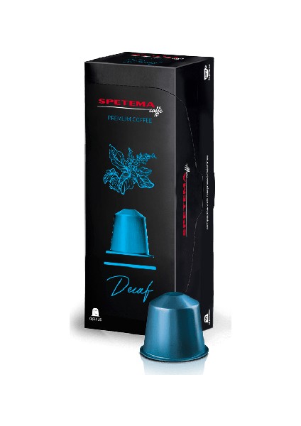 Spetema Decaf (Kafei̇nsi̇z) Nespresso® Uyumlu Kapsül Kahve 10' lu