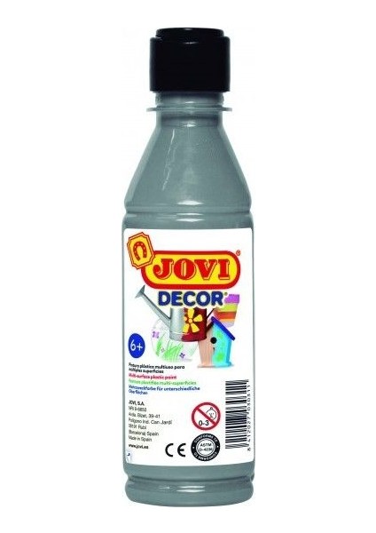 250 ml Jovidecor Akrilik Boya (Gümüş)