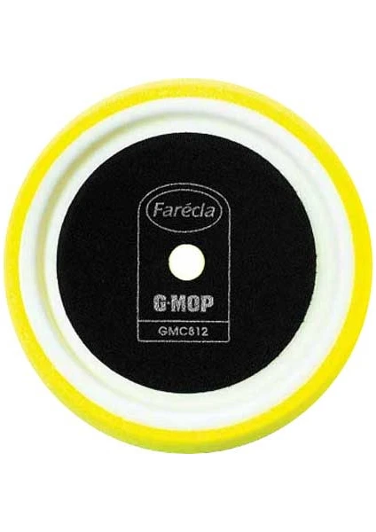 Sarı Cırtlı Polisaj Pasta Süngeri 200MM G-Mop GMC812 8''