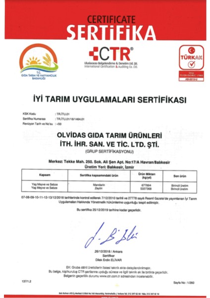 İkili Set:  2 x Selection İlk Hasat Zeytinyağı